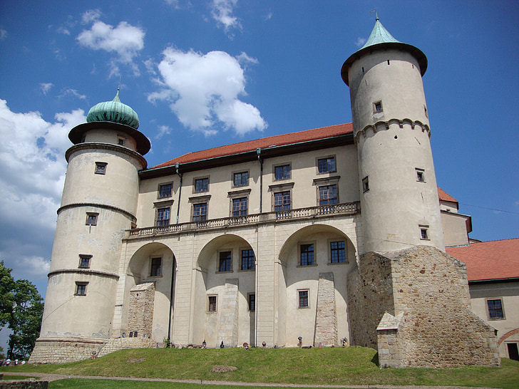 Nowy wiśnicz, Castle, museet, monument, arkitektur, Tower, berømte sted