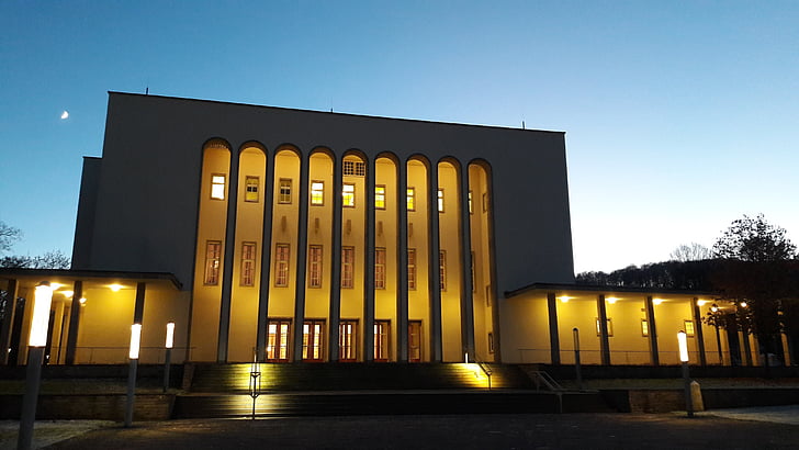 Oetker hall, Bielefeld, Sala, illuminazione