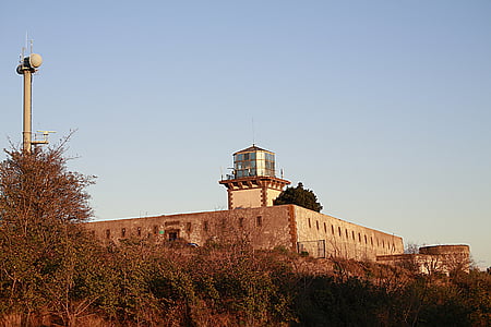 Fort, mar, Fortaleza, fortificación, paisaje, Francia, lado