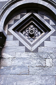 façana, Diamant, arc, plaça, roseta, inclinada Torre, Itàlia