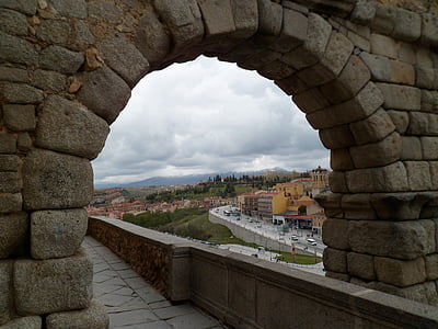 hồ quang, Segovia, cầu cạn, cảnh quan, kiến trúc, lịch sử, cảnh quan thành phố