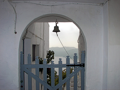 Miloš, Cyclades, portal, zvonec, Odisej, Grčija, Hellas