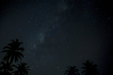 Starscape, žvaigždės, dangus, naktį, Visata, Astronomija, vietos