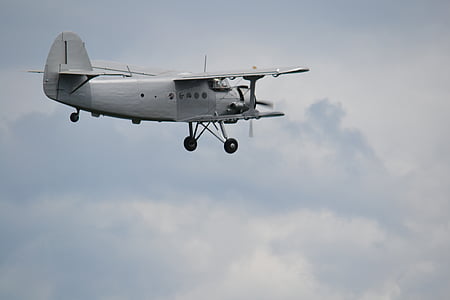 antonov, double decker, propeller plane, aircraft, flyer, flight, oldtimer