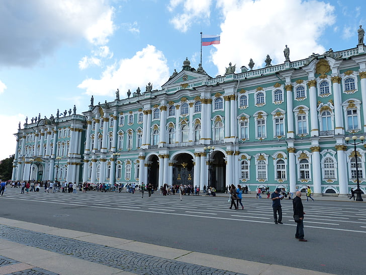 Sankt petersburg, Rusia, San Petersburgo, Turismo, históricamente, Palacio, erimitage