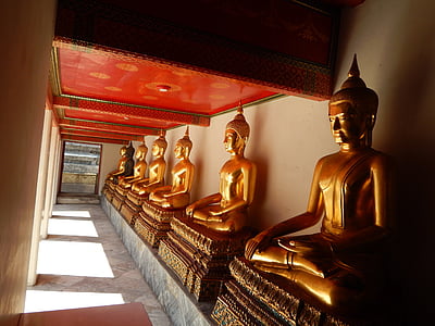 Buddha, helligdom, Bangkok, buddhisme, Temple, religion, Asien