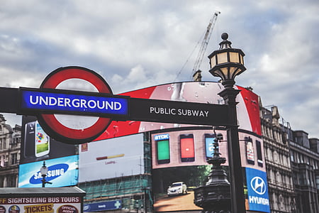 Underground, metrô, Londres, transportes, urbana, metrô, Estação