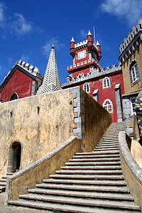Portugal, Sintra, CAS, arsitektur, Landmark, Eropa, Istana