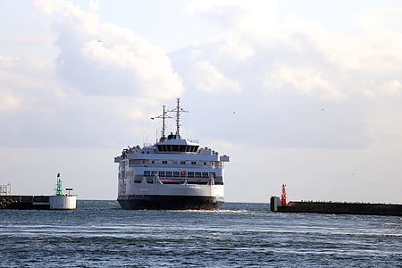 Helsingborg, Port, thuyền, nước