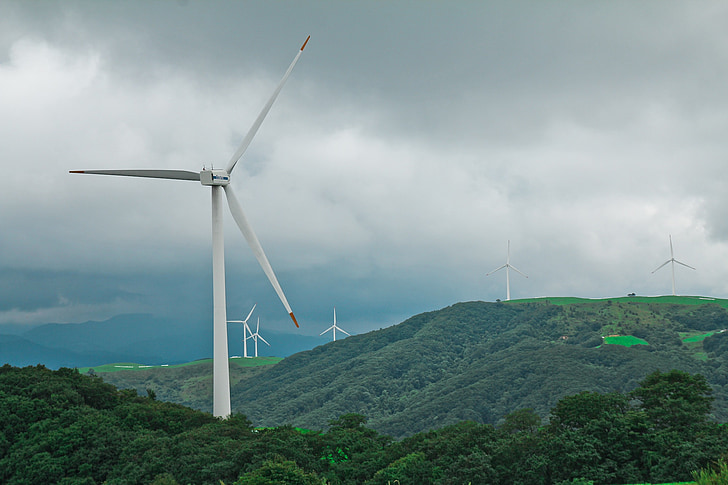 daegwallyeong, szél, szélmalom, Wind power generator, daegwallyeong-ranch
