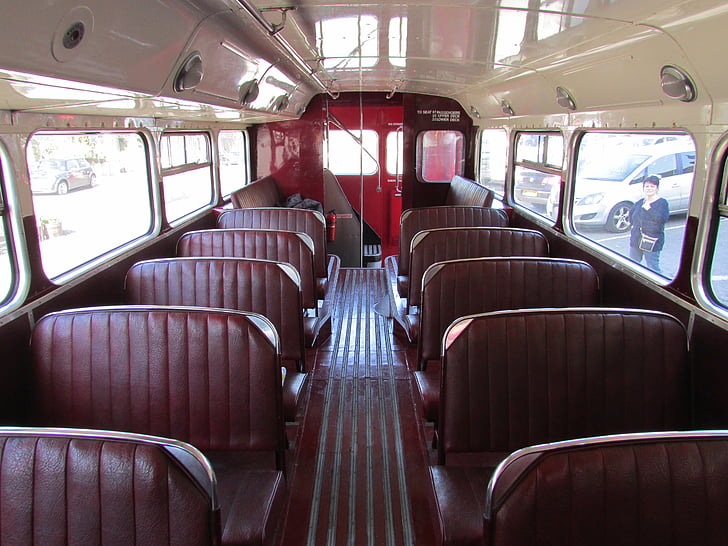 Bus, lama, Vintage, retro, transportasi, tradisional