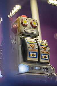 Robot, vitrína, Japonsko, hračka