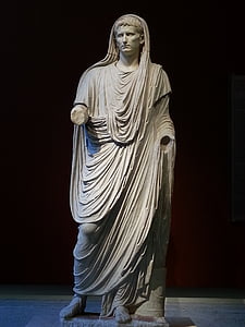 凯撒奥古斯都, 雕塑, 罗马, 考古学, 博物馆, 宫马西莫查看温泉他
