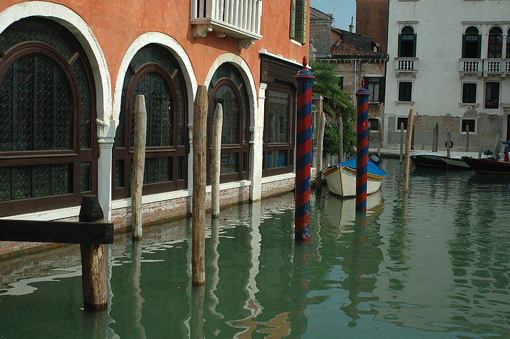Benátky, kanál, oblouky, Itálie, voda, Evropa, cestování