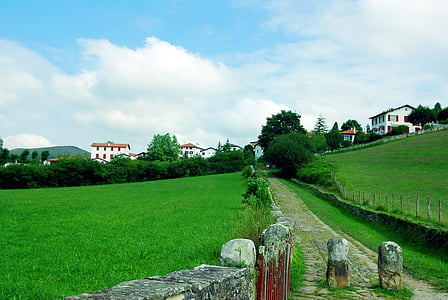 path, basque country, prado, architecture, rural Scene, outdoors, europe