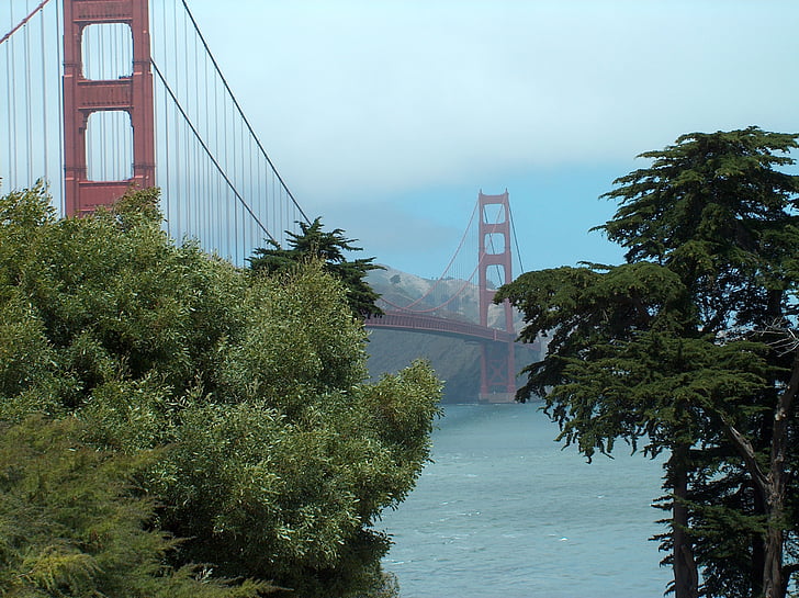 San francisco, schoonheid, Oceaan, Francisco, Gouden, brug