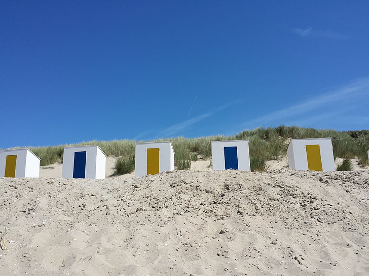 plajă, Olanda, mare, coasta, vacanta, nisip, natura