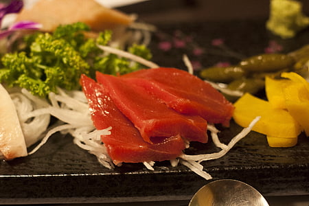 суши, риба тон, риба тон партия, време, риба, храна
