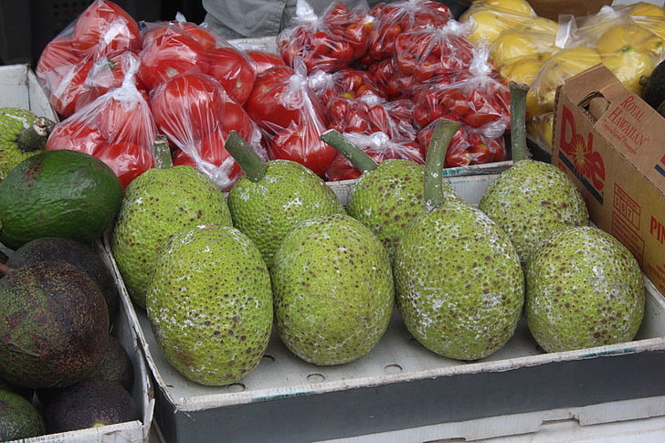 voće, na Havajima, poljoprivrednici na tržištu, tropska, egzotične, slatki