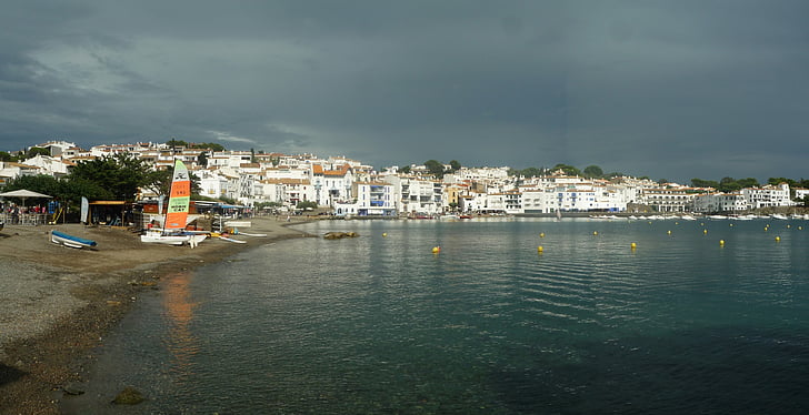 Cadaqués, Ισπανία, στη θάλασσα, πλευρά, επισκεφθείτε, Σαλβατόρ Νταλί