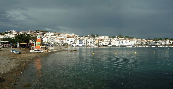 Cadaqués, Spania, sjøen, siden, Besøk, Salvator dali