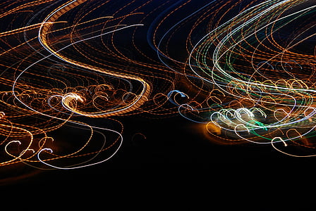 light, curves, long exposure, abstract, backgrounds, pattern, glowing