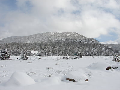 Berg, Schnee, Winter, Natur, Landschaft, Himmel, Kälte
