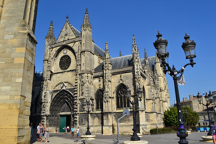 Bordeaux, Gereja, Gereja Gothic, Roset, Gothic, Aquitaine, Gironde