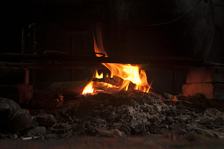 fire, stove, light, ashes, fire - Natural Phenomenon, heat - Temperature, flame