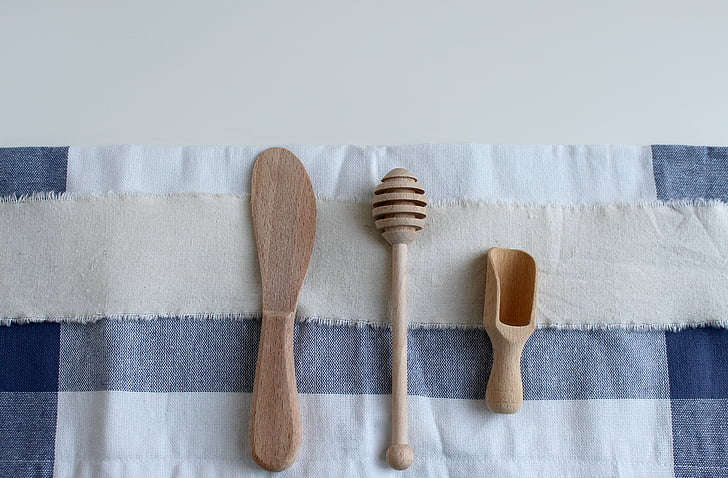 spoon, wooden spoon, budget, kitchen, wood, wooden cutlery, cutlery
