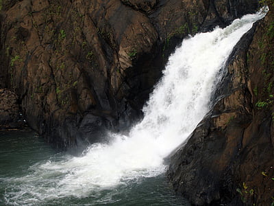 dudhsagar, cascadă, Râul Dudh stanescu, Goa, strimbeanu, ghats de vest, India
