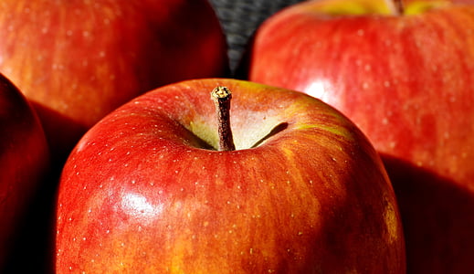 jabolko, sadje, zrel, zdravo, vitamini, rdeča, hrane