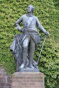 Frederick veliki, Pruska, kip, slika, Kralj