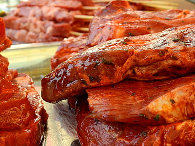 mięso, RAW, smaczny, jedzenie, -Grill, grillowane mięsa, Frisch