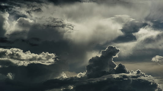 oblaci, Vremenska prognoza, za pretraživanje, nebo, nebo, skyporn, Slaba kiša