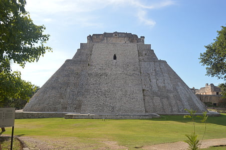 Piramida, Meksyk, Maya, Architektura, Uxmal, Aztec, Słońce