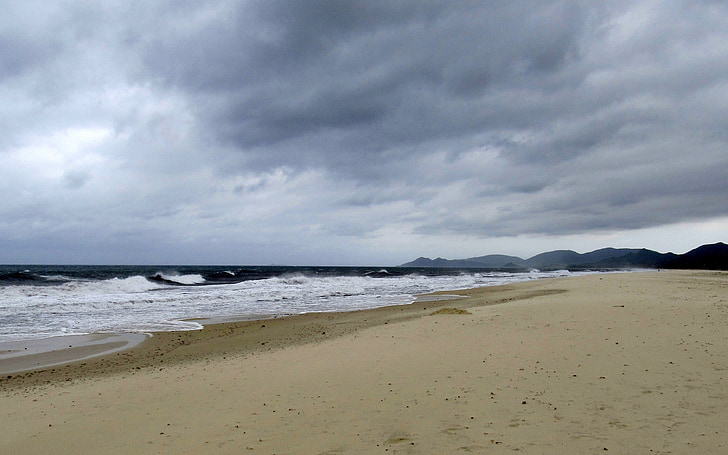 Сардиния, Коста rei, море, напред, облаците