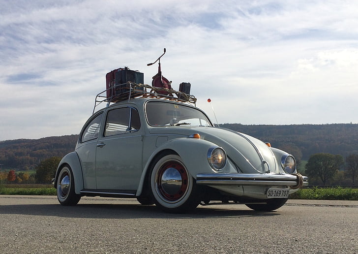 VW, Beetle, Volkswagen, auto, vanha, Oldtimer, Classic