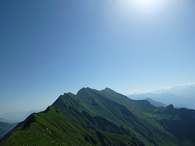 Бриенц rothor, bergtour, Лето, Альпийский, панорама альпийских гор