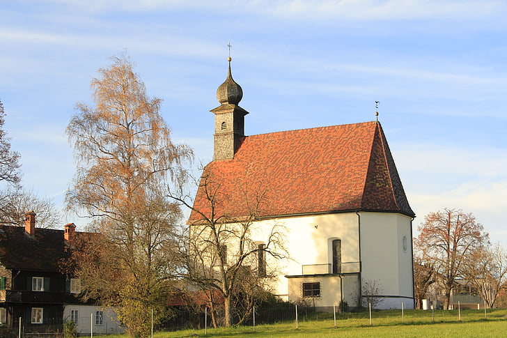 buchberg, kirke, kapell, landsbykirken, romantisk