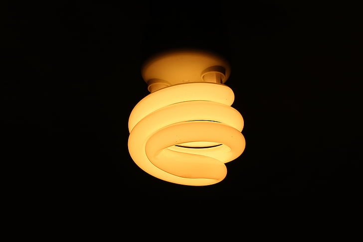 sparlampe, lampu, lampu, pencahayaan, energiesparlampe, lampu, pencahayaan peralatan