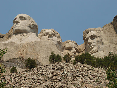 Mount rushmore, dakota Południowa, Rushmore, Waszyngton, Jefferson, Roosevelt, Lincoln