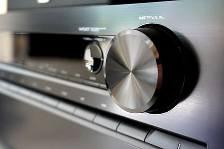 Hi-Fi, stereo, audio, zvuk, objem, zosilňovač, domácej kuchyne