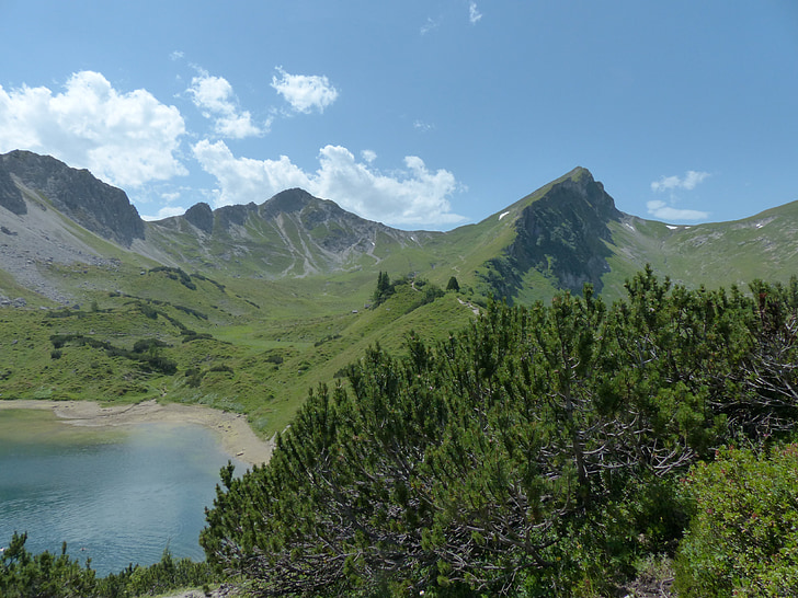 бассейн, озеро, маленькое озеро, Bergsee, альпийское озеро, воды, очистить