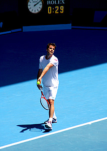 теннис, Томми Хаас, Австралийский open 2012, Мельбурн, Арена Рода Лейвера, Премиум, играть в теннис