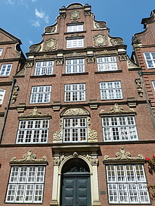Hamburg, Hansestadt, Architektur, Altstadt, historisch, Gebäude, Ziegel