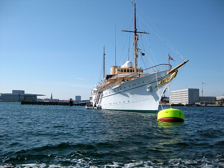 Copenhague, Danemark, yacht royal
