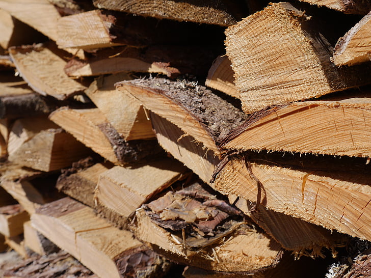 brandhout, boom, hout, boomstructuur, de sawed omlaag, macrofotografie, gezaagd