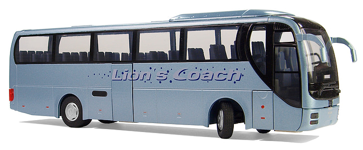 one, lion's coach, buses, collect, hobby, model cars, model