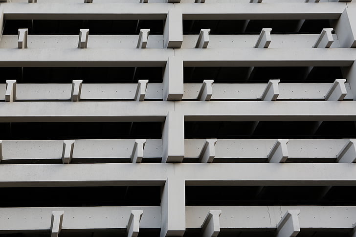 architectural, photography, high, rise, building, concrete, pattern